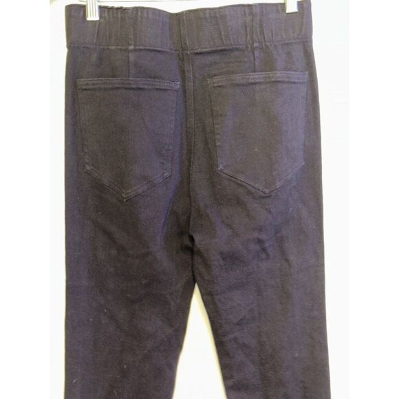 NWT Luckyโ& Blessed Black Pull-On Distressed Bell Bottom Flare Jeans Size Small - Picture 8 of 13